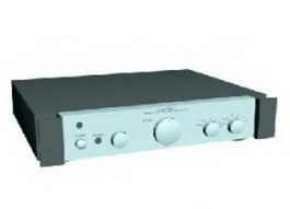 Rotel stero control amplifier 3d model preview