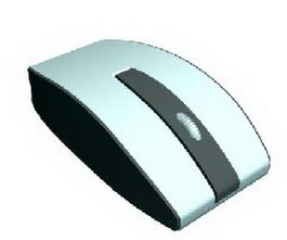 USB mouse 3d model preview