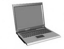 Laptop computers 3d model preview