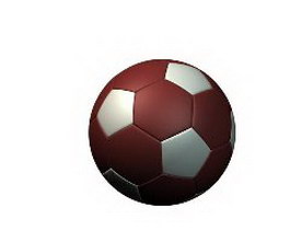 Football 3d model preview