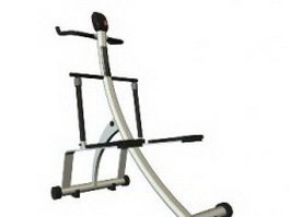 Fitness equipment 3d model preview