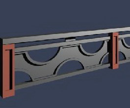 Stone banisters 3d preview