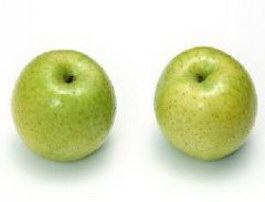Green apple texture