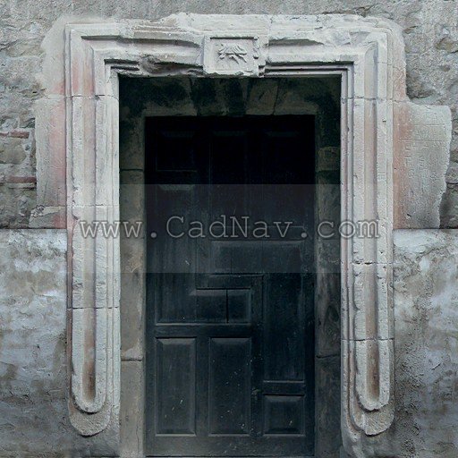 Antique stone wood door texture