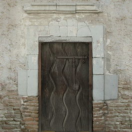 Portuguese old door texture