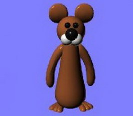 Mickey Mouse 3d model preview