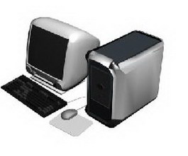 Apple Mac 3d model preview