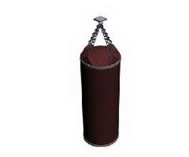 Punching bag 3d model preview