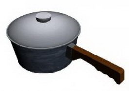 Saucepan 3d model preview