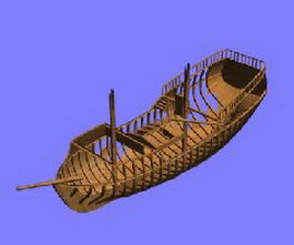Ship wreck 3d model preview
