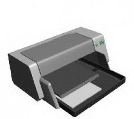 Ink printer 3d model preview