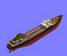 Texaco Ship 3d model preview