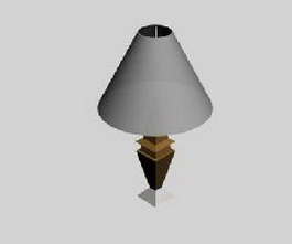Table lamp 3d model preview