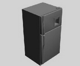 Kitchen fridge 3d model preview