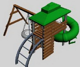 Playground Structure 3d model preview