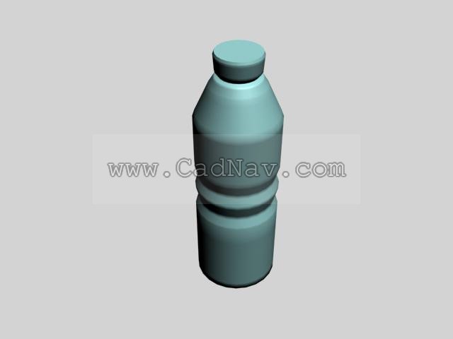 Plastic bottles 3d rendering