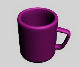Ceramic cup 3d model preview