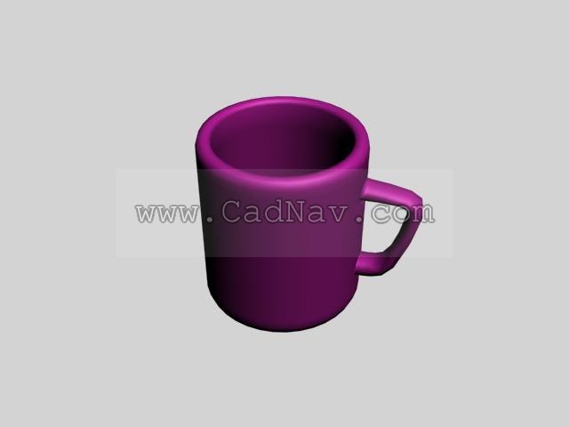 Ceramic cup 3d rendering