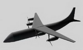 Guided missile fighter plane 3d model preview