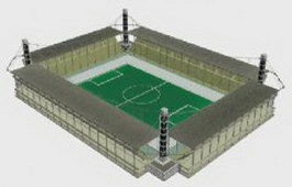 Soccer Stadium 3d model preview