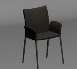 Zanotta armchair Hotel Chairs 3d model preview