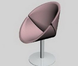 Modern Bar Chairs fabric sofa 3d model preview