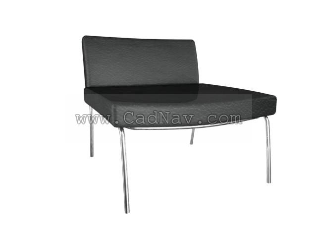 Office Leather Chair 3d rendering