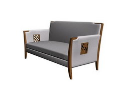 Combination of three sofas 3d model preview
