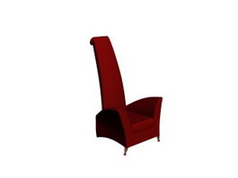 Theater chair sofas 3d model preview