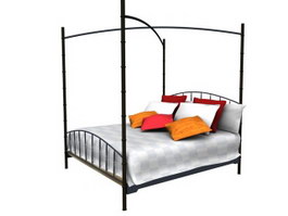 Iron Bed 3d model preview