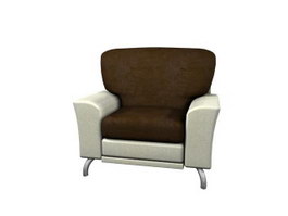Reception area Sofa 3d model preview