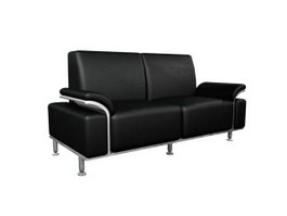Waiting-room sofa 3d model preview