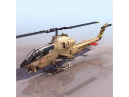 SuperCobra helicopter 3d model preview