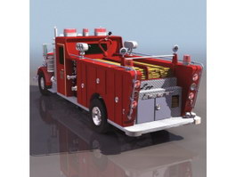 Pumper apparatus 3d model preview