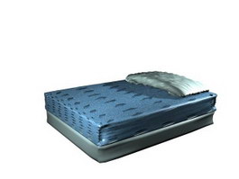 Simmons bed cushion 3d model preview