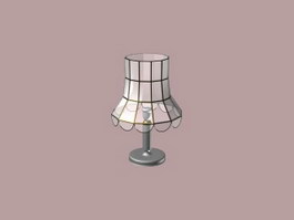Bedroom table lamp 3d model preview