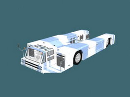 Airport service truck 3d model preview