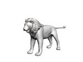 Lion 3d model download Lion 3d model preview
