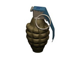 Hand Grenades 3d model preview
