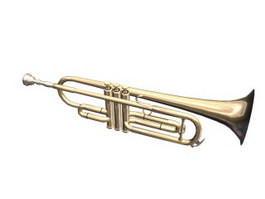 Solo Trumpet 3d model preview