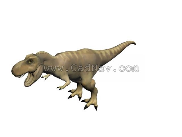 Tyrannosaurus rex 3d rendering