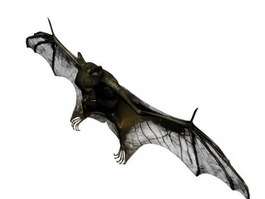 Bat 3d model preview