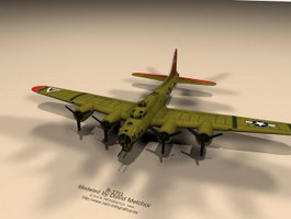 Boeing B-17 Flying Fortress 3d model preview