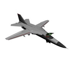 General Dynamics F-111 Aardvark 3d model preview