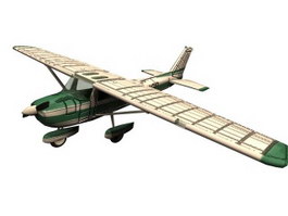 Cessna aircraft 3d model preview
