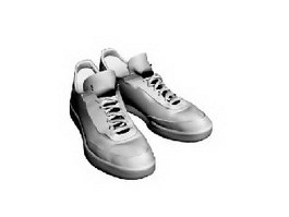 Sneakers deck shoes 3d model preview