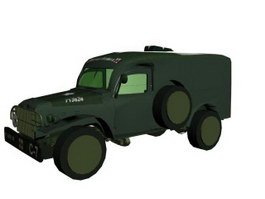 AMBWC54 field ambulance 3d model preview