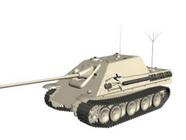 Jagdpanzer IV hunting tank 3d model preview