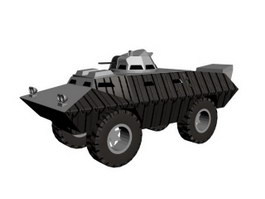 Cadillac Gage Commando armored personnel carrier 3d model preview