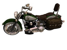 Harley-Davidson FLSTS Heritage Springer 3d model preview
